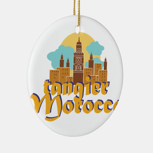 Tangier Marokko Keramisch Ornament (Rechts)