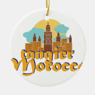 Tangier Marokko Keramisch Ornament