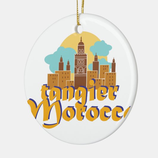 Tangier Marokko Keramisch Ornament (Links)