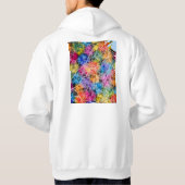 Tangier Marokko Stadkaart Hoodie (Achterkant)