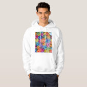Tangier Marokko Stadkaart Hoodie (Voorkant volledig)