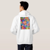 Tangier Morocco City Map Hoodie (Achterkant volledig)