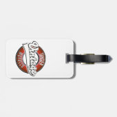 Tangier morocco  logo bagagelabel (Achterkant horizontaal)