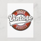 Tangier morocco logo briefkaart (Voorkant)