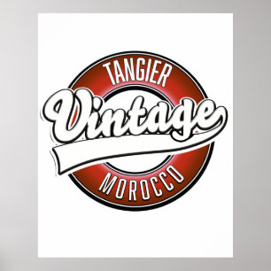 Tangier morocco  logo poster