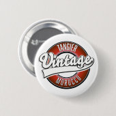 Tangier morocco  logo ronde button 5,7 cm (Voorkant /achterkant)
