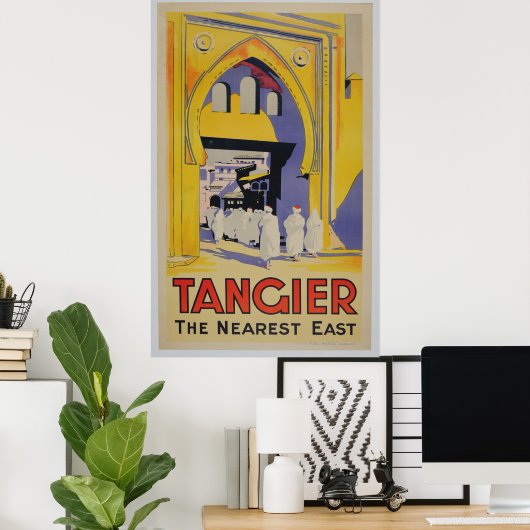 Tangier Poster (Thuiskantoor)