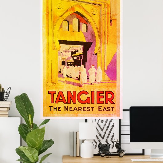  Tangier Reis Poster (Thuiskantoor)