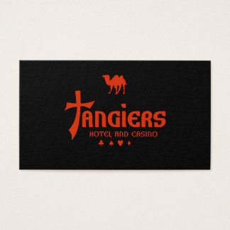 Tangiers Hotel en Casino Las Vegas Bugsy Siegel R Visitekaartje
