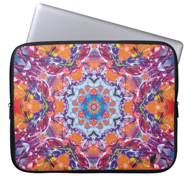 Tangiers Kaleidoscoop laptophoes Laptop Sleeve (Voorkant)