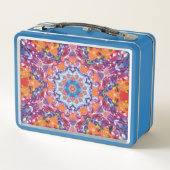 Tangiers Kaleidoscoop Metalen Lunchbox (Achterkant)