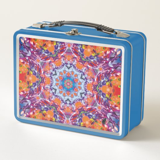 Tangiers Kaleidoscoop Metalen Lunchbox (Voorkant)