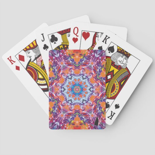 Tangiers Kaleidoscoop Pokerkaarten (Achterkant)
