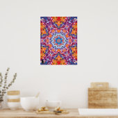 Tangiers Kaleidoscope Poster (Keuken)
