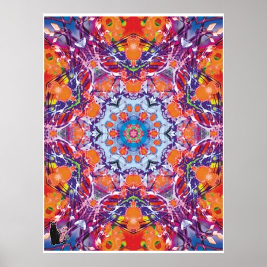 Tangiers Kaleidoscope Poster (Voorkant)
