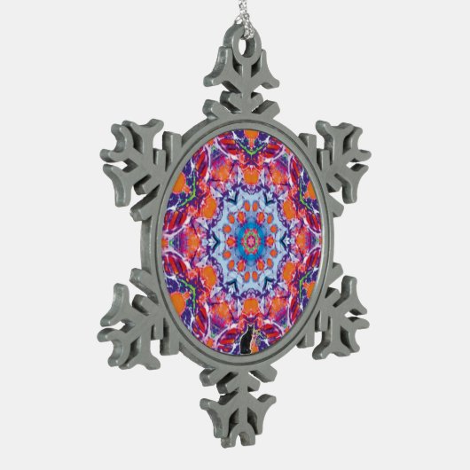 Tangiers Kaleidoscope Snowflake Ornament (Links)