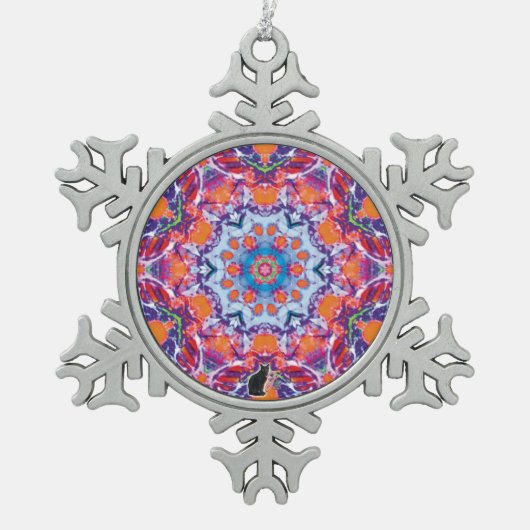 Tangiers Kaleidoscope Snowflake Ornament (Voorkant)