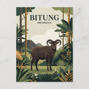 Tangkoko Natuurreservaat Indonesië Briefkaart