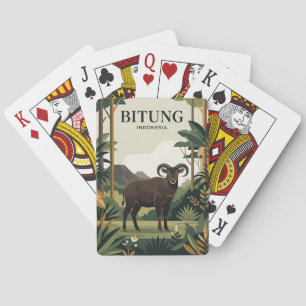 Tangkoko Natuurreservaat Indonesië Pokerkaarten