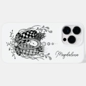 Tangle Art: Florales Design, Ovale -  Case-Mate iPhone Case (Achterkant (horizontaal))