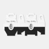 Tangle Art: Florales Motiv -  Bedankdoosjes (Uitgevouwen)