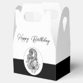 Tangle Art: Florales Motiv -  Bedankdoosjes (Geopend)