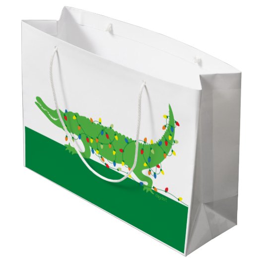 Tangle Lights Grote Gift Bag Groot Cadeauzakje (Achterkant Gekanteld)