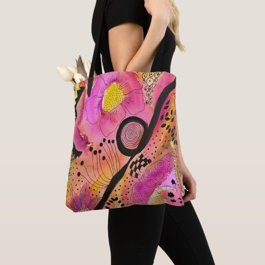 Tangle Oerwoud Bag - Hope Heyer design 2025 Tote Bag (Dichtbij)