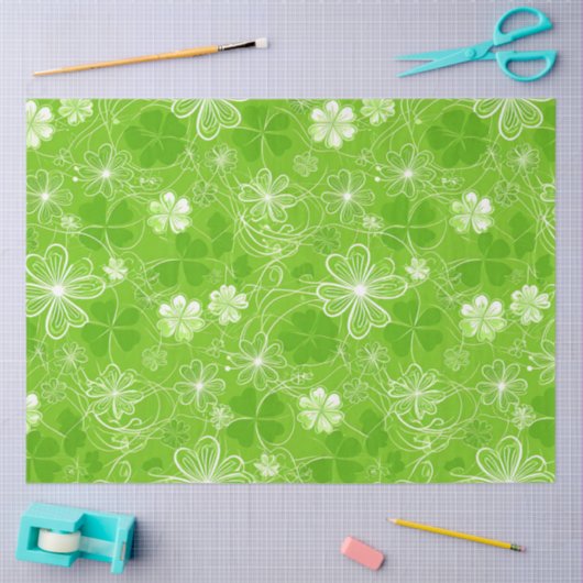 Tangle of Clovers Tissuepapier (Craft)