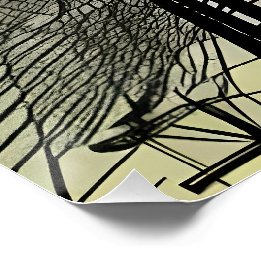 Tangle of Wires Pylon Perfect Poster (Hoek)