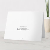 Tangled 50th Jubileum Kaart (Lg) - lege binnenkant (Achterkant)