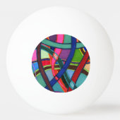 "Tangled" Abstracte pingpongbal (Voorkant)
