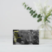 "Tangled Bangles in zwart" en wit Visitekaartje (Staand voorkant)