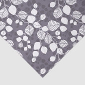 Tangled Foliage Canopy Botanical Leaves Silhouette Tissuepapier (Detail)