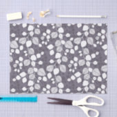 Tangled Foliage Canopy Botanical Leaves Silhouette Tissuepapier (Craft)