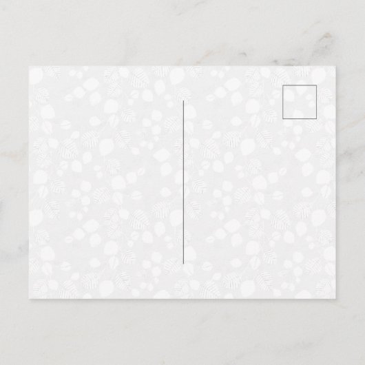 Tangled Foliage Canopy Deep Contrast Botanical Briefkaart (Achterkant)