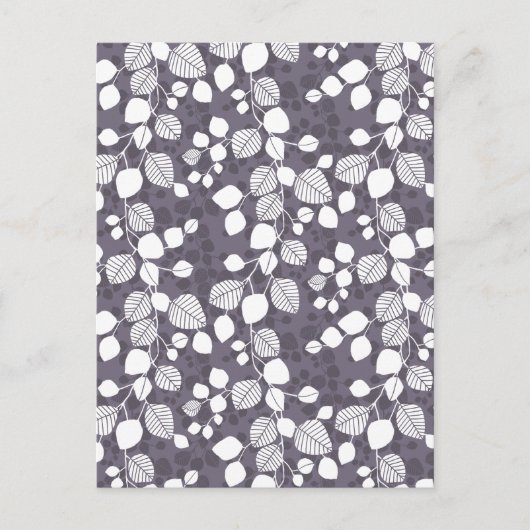 Tangled Foliage Canopy Deep Contrast Botanical Briefkaart (Voorkant)