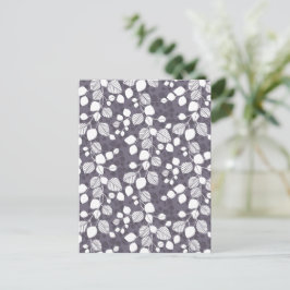 Tangled Foliage Canopy Deep Contrast Botanical Briefkaart