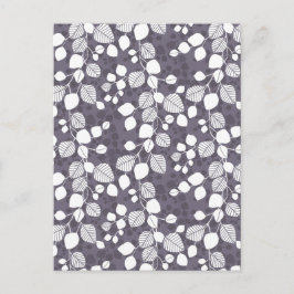 Tangled Foliage Canopy Deep Contrast Botanicals  Briefkaart