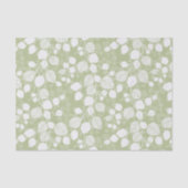 Tangled Foliage Canopy Muted Lime Botanical Tissuepapier (Voorkant)