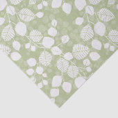 Tangled Foliage Canopy Muted Lime Botanical Tissuepapier (Detail)