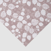 Tangled Foliage Canopy Muted Rose Botanical Tissuepapier (Detail)