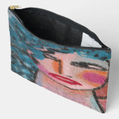 Tangled Hair Originele Abstracte kunst Etui (Open)