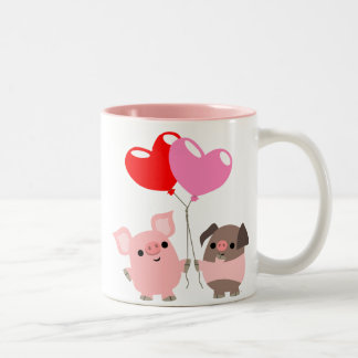 Tangled Hearts (Cartoon Pigs) Mok