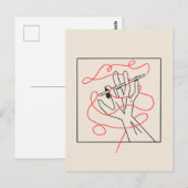 Tangled Illustrator Briefkaart (Voorkant / Achterkant)