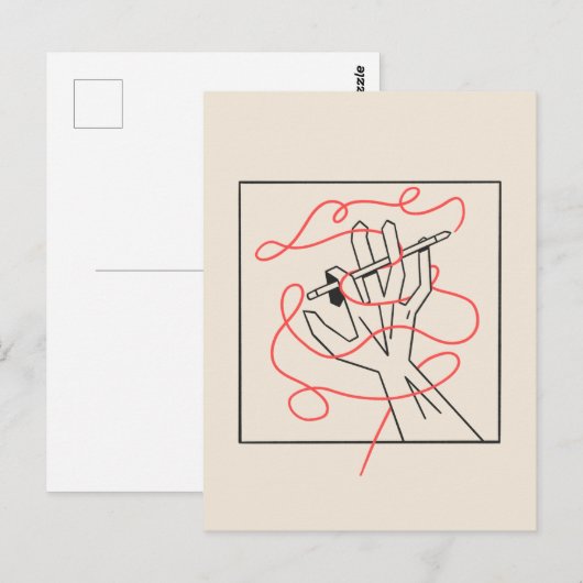 Tangled Illustrator Briefkaart (Voorkant / Achterkant)