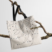 Tangled in Bloom Warm Vintage Tote Bag