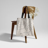 Tangled in Bloom Warm Vintage Tote Bag