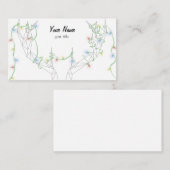 Tangled in de vakantielichten visitekaartje (Voorkant / Achterkant)