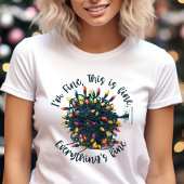 Tangled Lights Alles is goed voor Kerstmis Tri-Blend Shirt